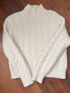 Sezane Hugo Jumper Ecru - Size M